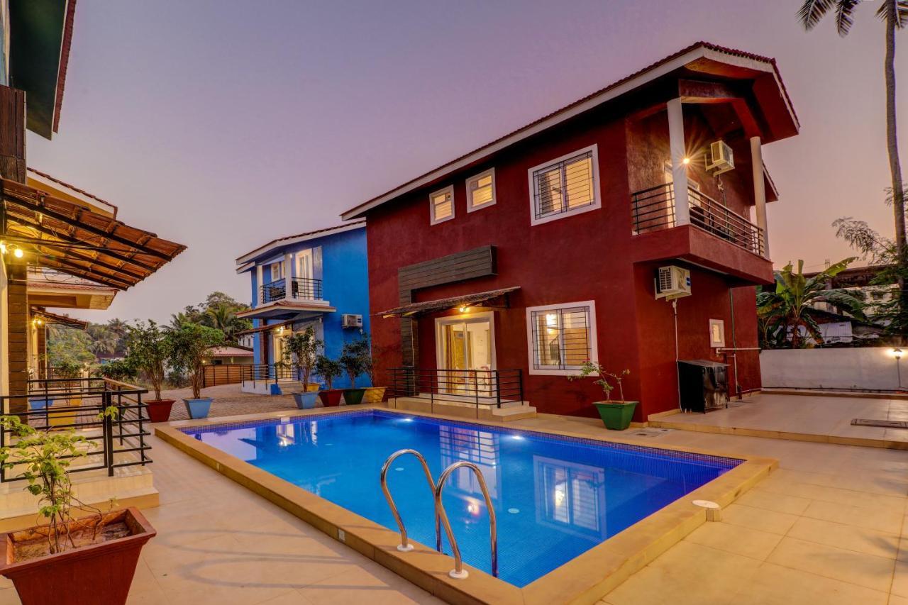 Jaqk Holidays - 9Bhk Villa For Big Groups, Private Pool-Wifi-Cartaker-Parking, North Goa バガ エクステリア 写真